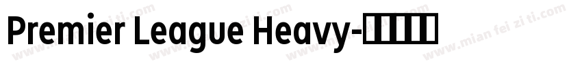 Premier League Heavy字体转换